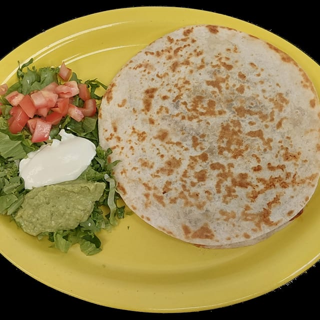Quesadilla Special with Shrimp.