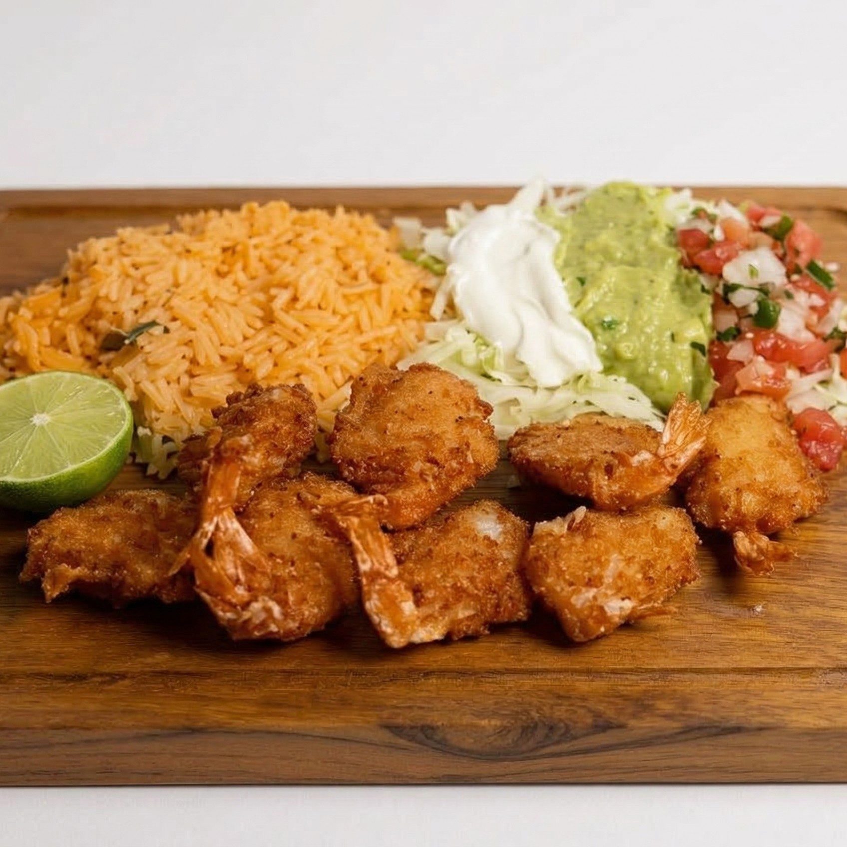 Camarones Empanizados.