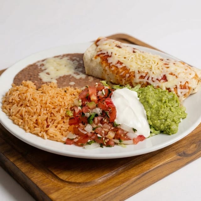 Amigos Burrito Dinner.