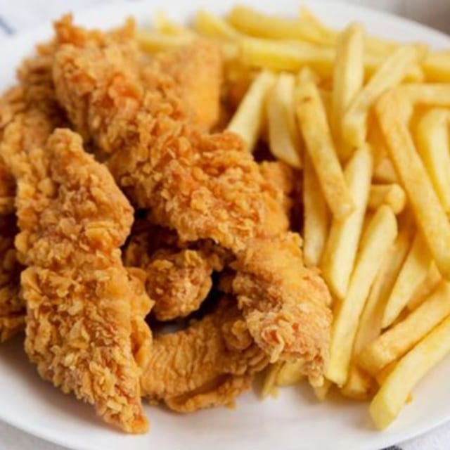 Kid’s Chicken Tenders and Fries.
